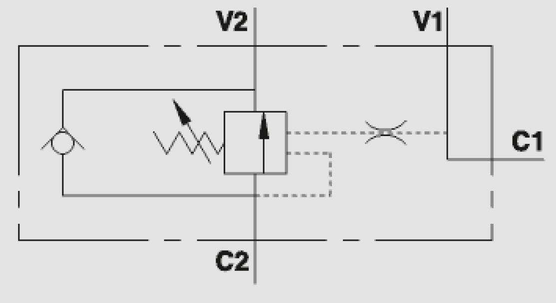 Single Overcentre Valves Fixing By Screw